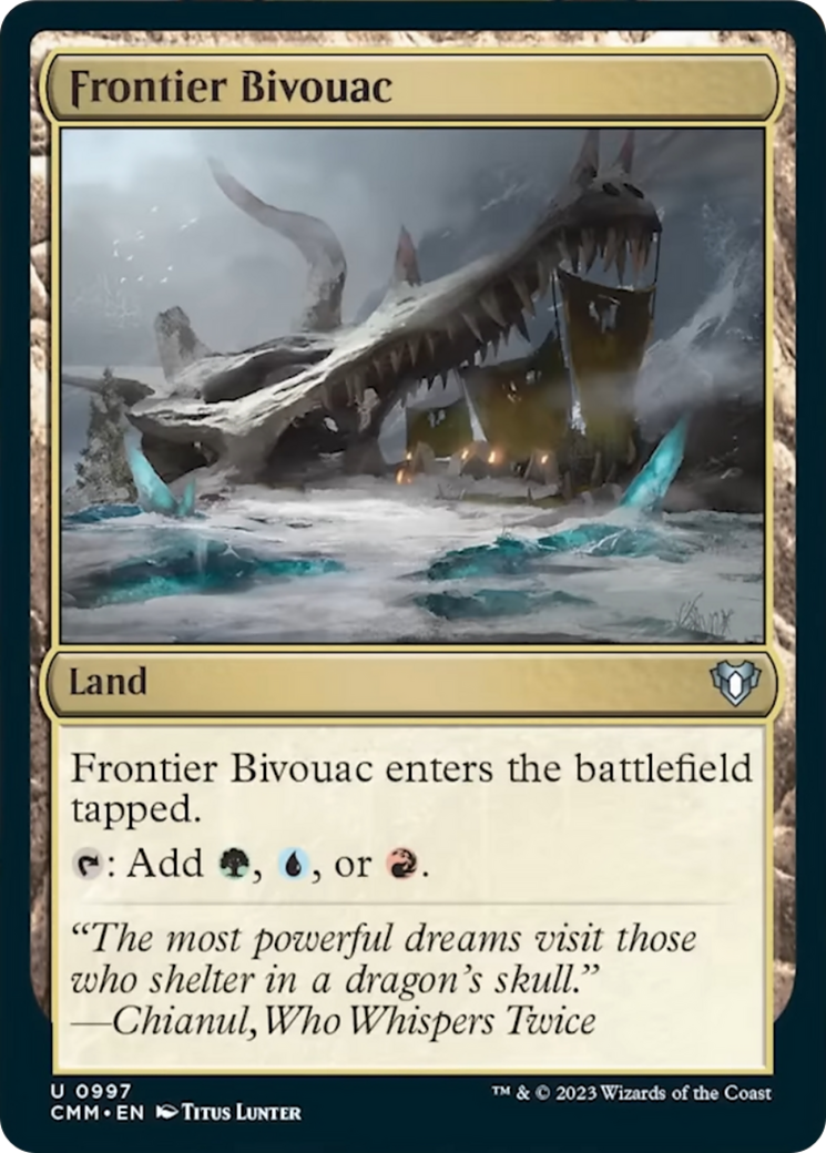 Frontier Bivouac [Commander Masters] | Jomio and Rueliete's Cards and Comics