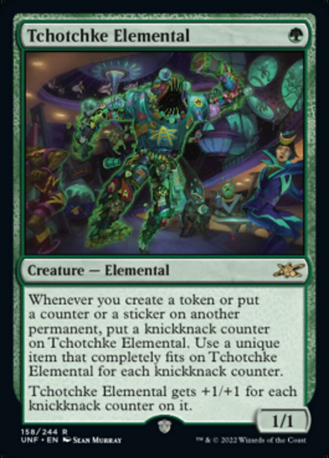 Tchotchke Elemental [Unfinity] | Jomio and Rueliete's Cards and Comics