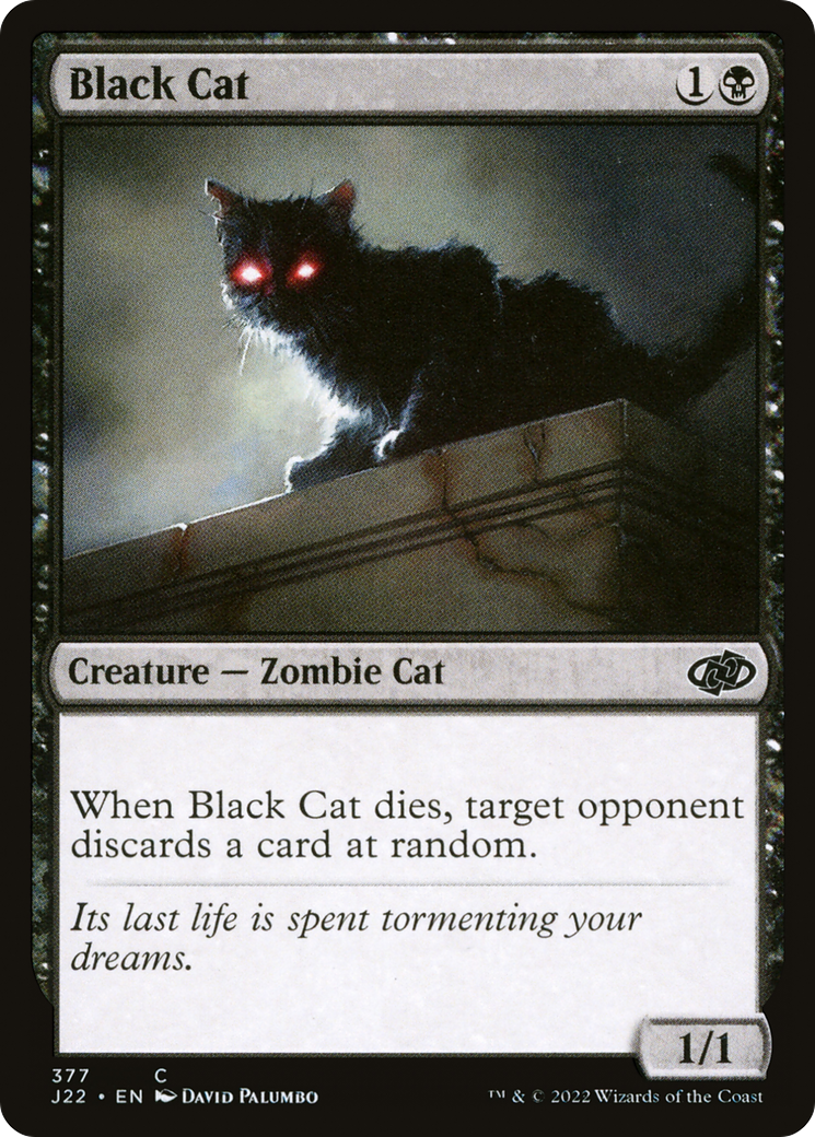 Black Cat [Jumpstart 2022] | Jomio and Rueliete's Cards and Comics