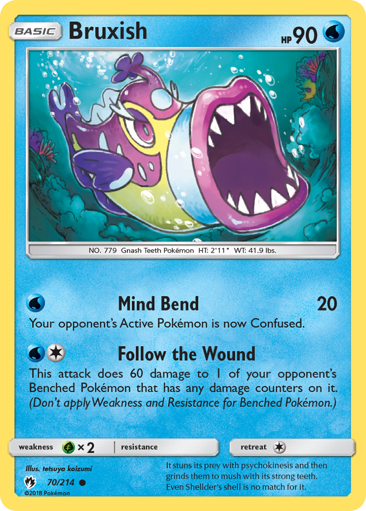 Bruxish (70/214) [Sun & Moon: Lost Thunder] | Jomio and Rueliete's Cards and Comics