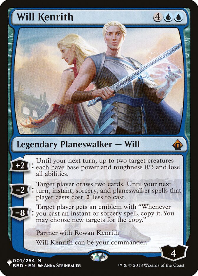Will Kenrith [The List] | Jomio and Rueliete's Cards and Comics