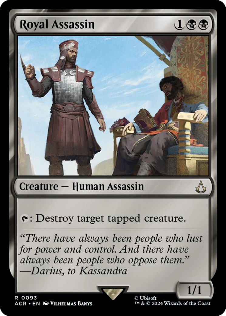 Royal Assassin [Assassin's Creed] | Jomio and Rueliete's Cards and Comics
