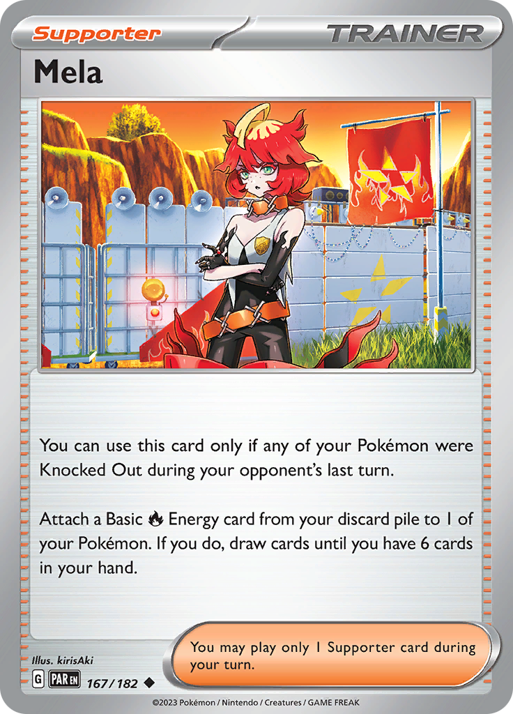 Mela (167/182) [Scarlet & Violet: Paradox Rift] | Jomio and Rueliete's Cards and Comics