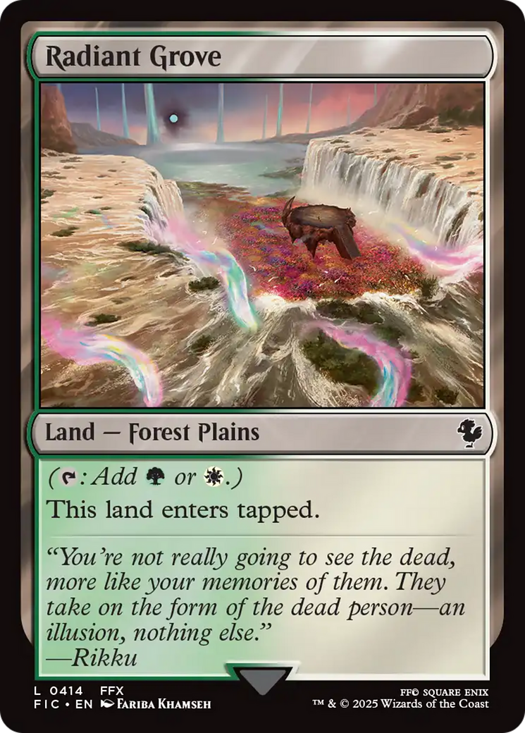 Radiant Grove [FINAL FANTASY Commander] | Jomio and Rueliete's Cards and Comics