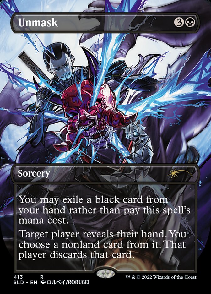 Unmask (Borderless) [Secret Lair Drop Series] | Jomio and Rueliete's Cards and Comics
