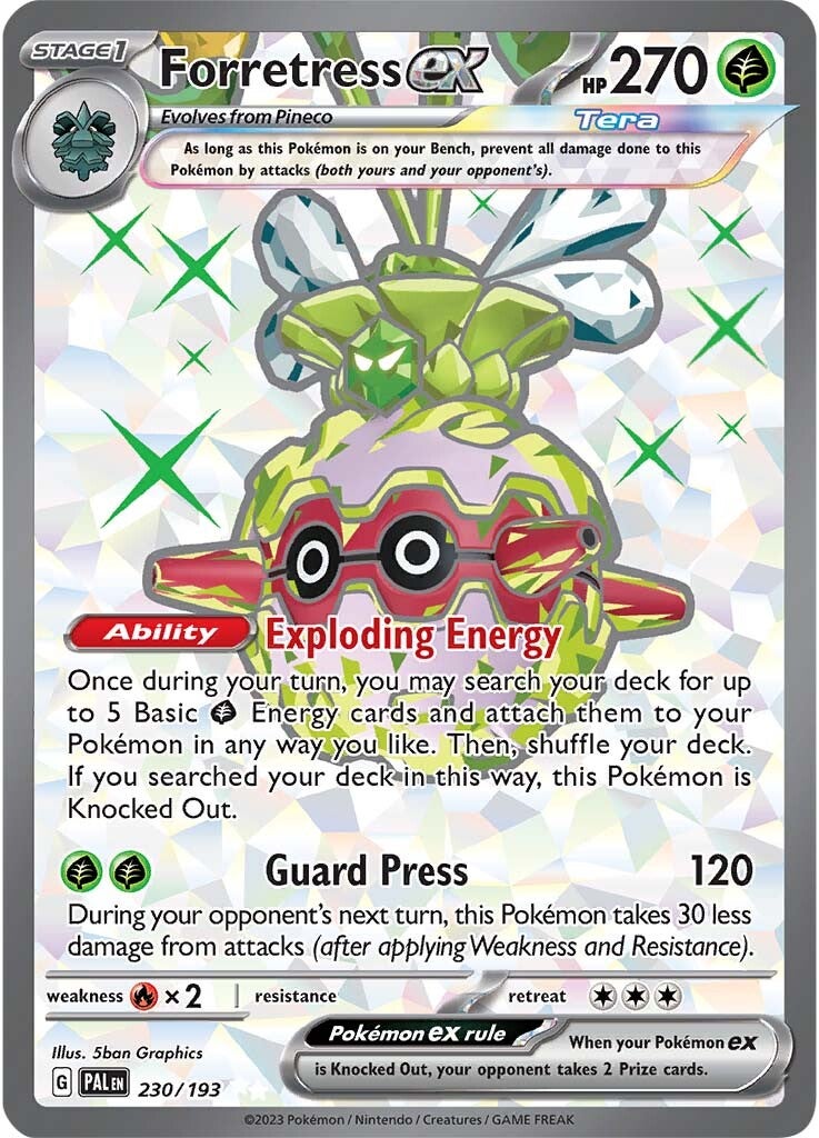 Forretress ex (230/193) [Scarlet & Violet: Paldea Evolved] | Jomio and Rueliete's Cards and Comics