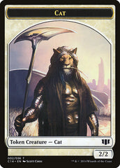 Angel // Cat Double-Sided Token [Commander 2014 Tokens] | Jomio and Rueliete's Cards and Comics