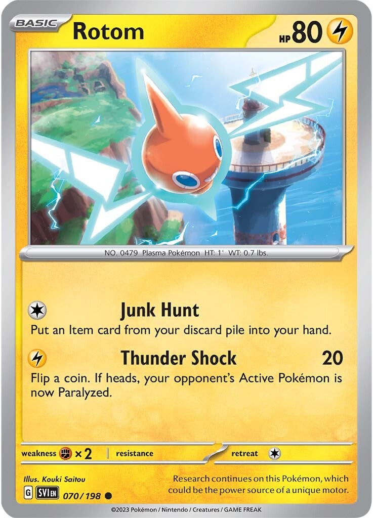 Rotom (070/198) [Scarlet & Violet: Base Set] | Jomio and Rueliete's Cards and Comics