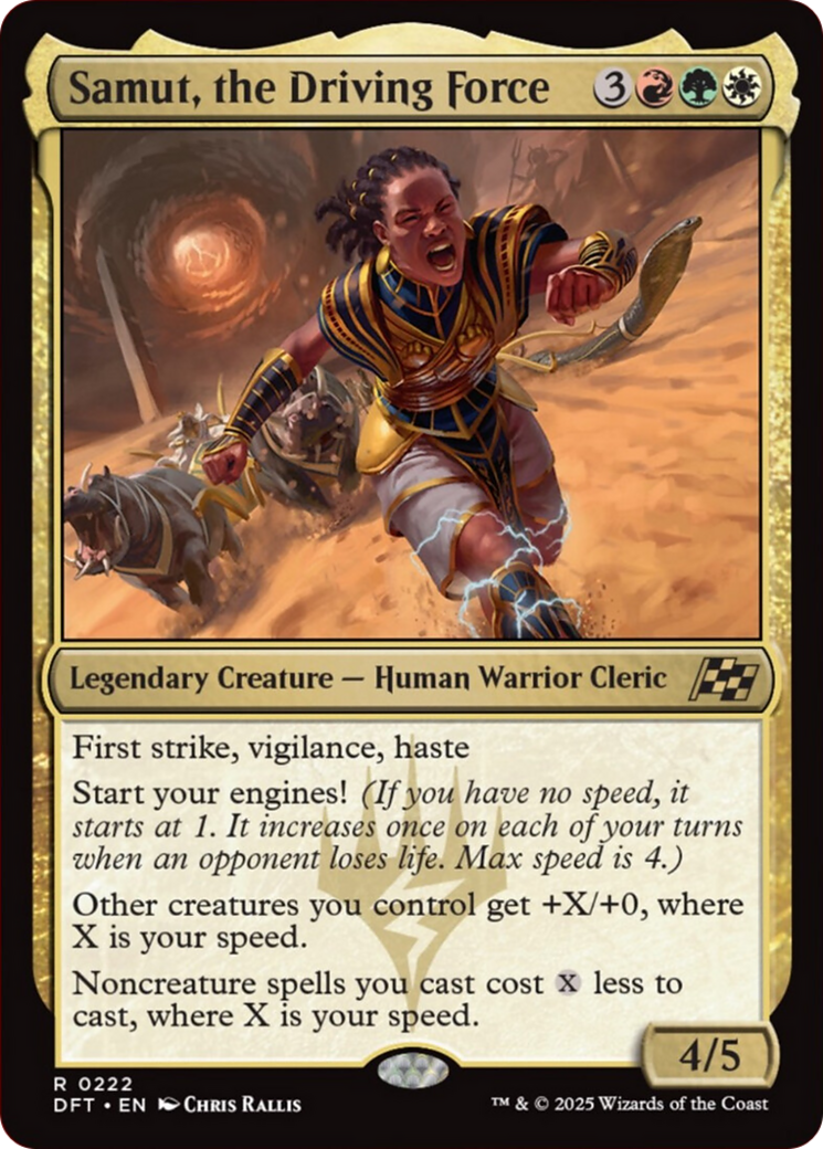 Samut, the Driving Force [Aetherdrift] | Jomio and Rueliete's Cards and Comics