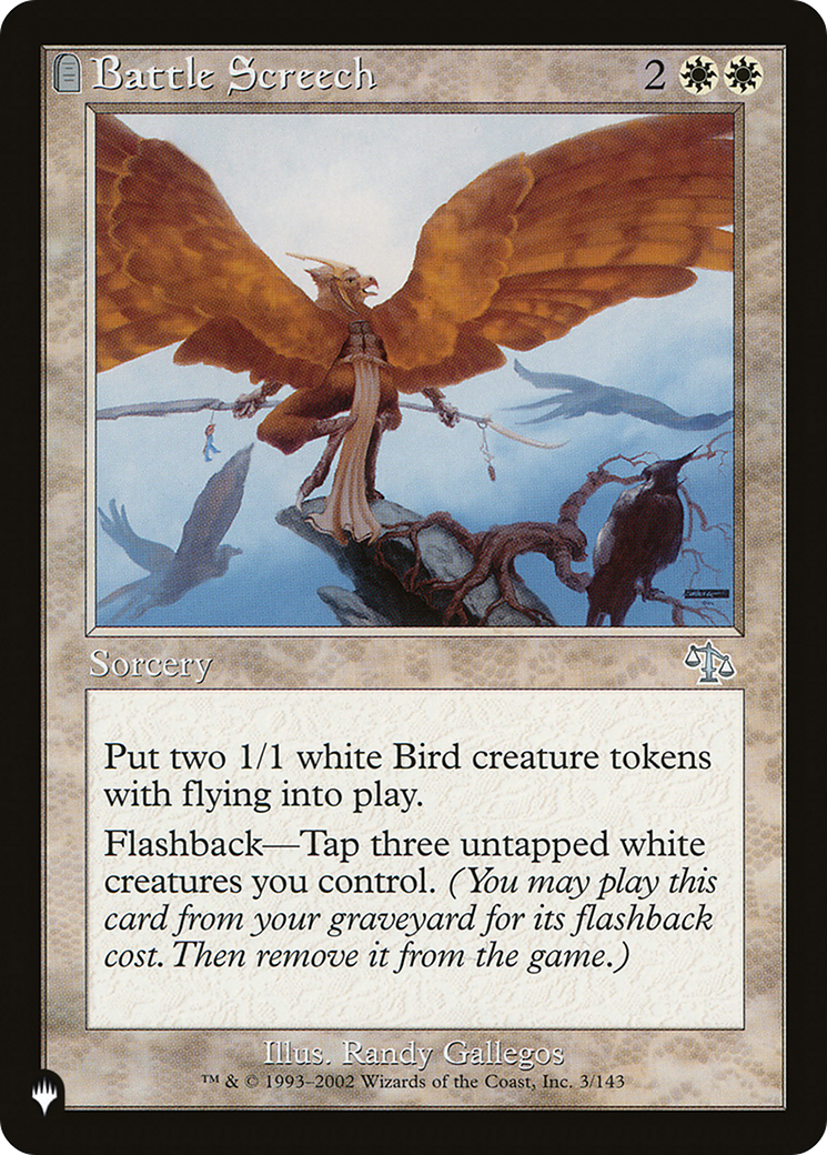 Battle Screech [The List] | Jomio and Rueliete's Cards and Comics