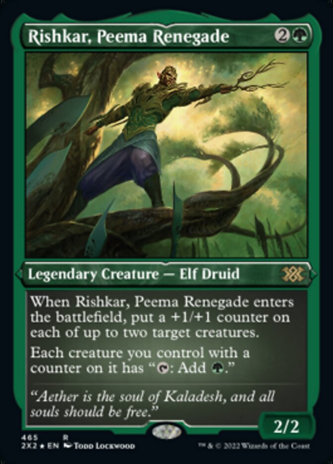 Rishkar, Peema Renegade (Foil Etched) [Double Masters 2022] | Jomio and Rueliete's Cards and Comics