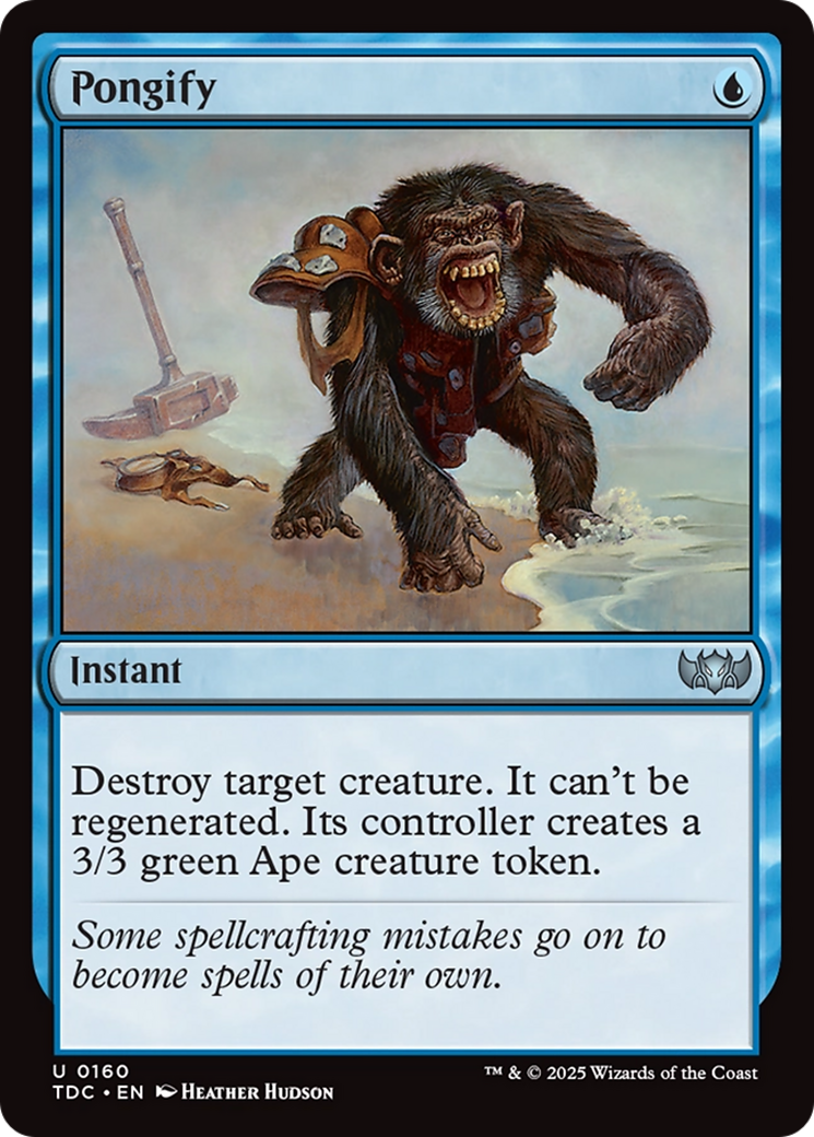 Pongify [Tarkir: Dragonstorm Commander] | Jomio and Rueliete's Cards and Comics