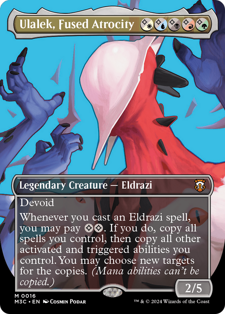 Ulalek, Fused Atrocity (Borderless) [Modern Horizons 3 Commander] | Jomio and Rueliete's Cards and Comics