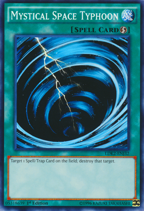 Mystical Space Typhoon [LDK2-ENJ32] Common | Jomio and Rueliete's Cards and Comics