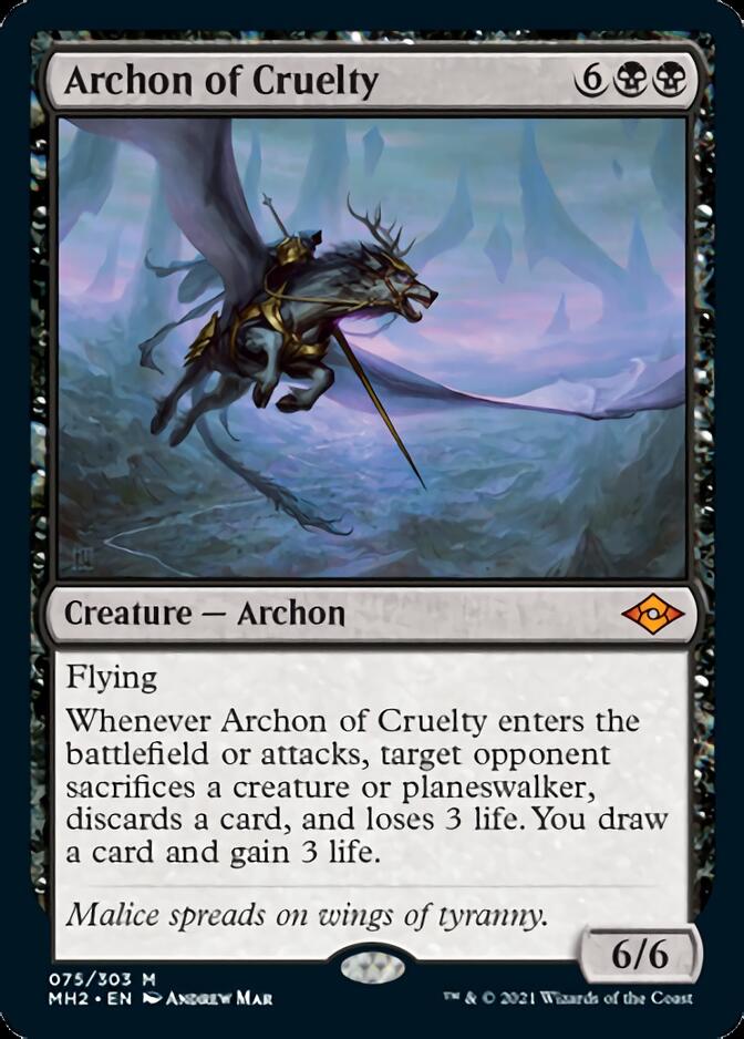 Archon of Cruelty [Modern Horizons 2] | Jomio and Rueliete's Cards and Comics