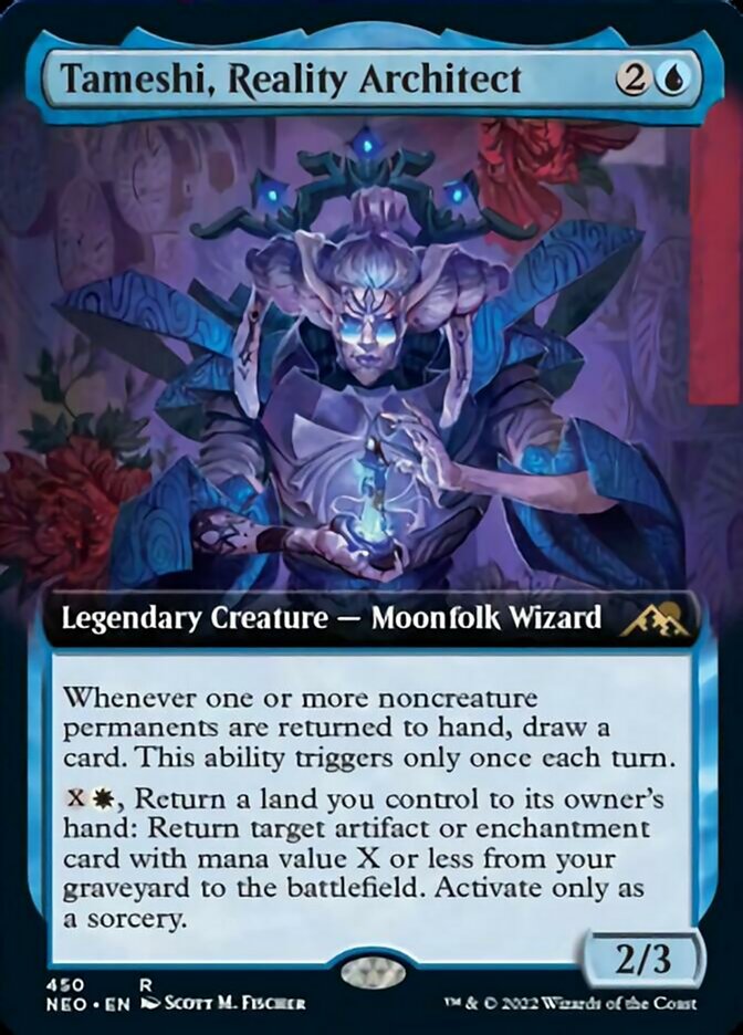 Tameshi, Reality Architect (Extended Art) [Kamigawa: Neon Dynasty] | Jomio and Rueliete's Cards and Comics