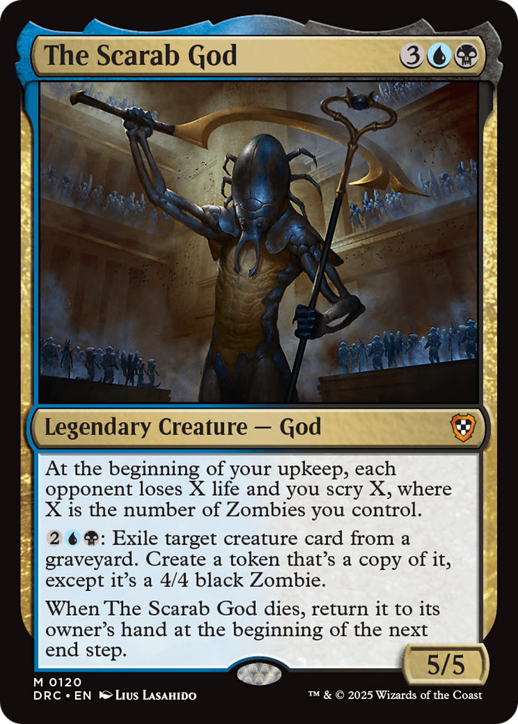 The Scarab God [Aetherdrift Commander] | Jomio and Rueliete's Cards and Comics