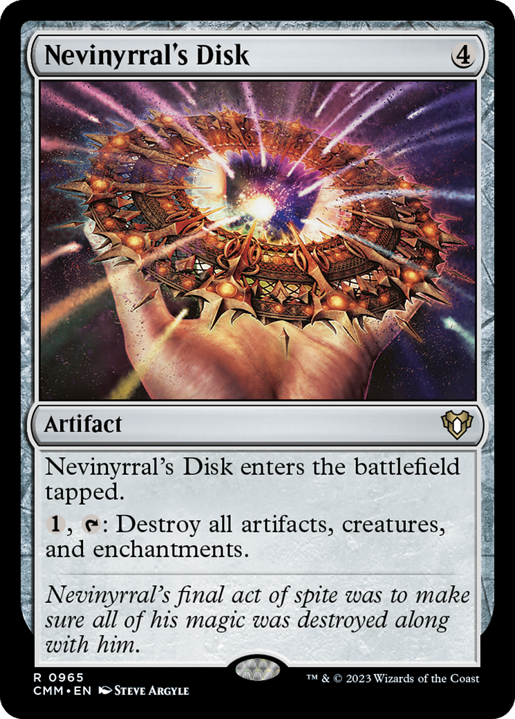 Nevinyrral's Disk [Commander Masters] | Jomio and Rueliete's Cards and Comics