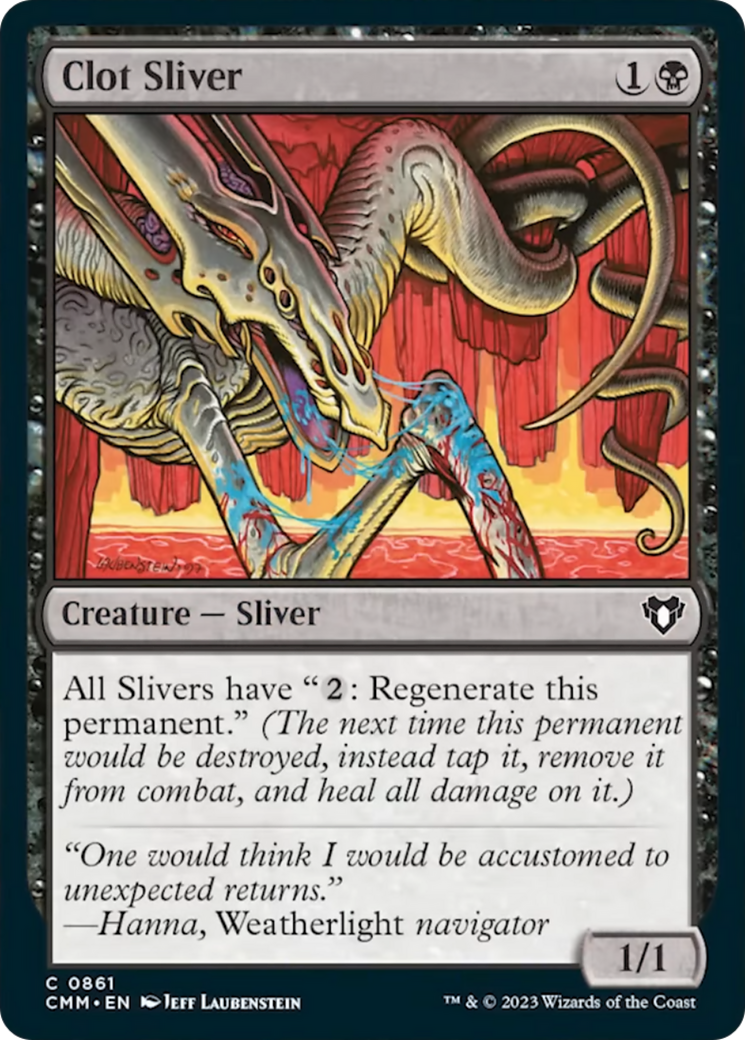 Clot Sliver [Commander Masters] | Jomio and Rueliete's Cards and Comics