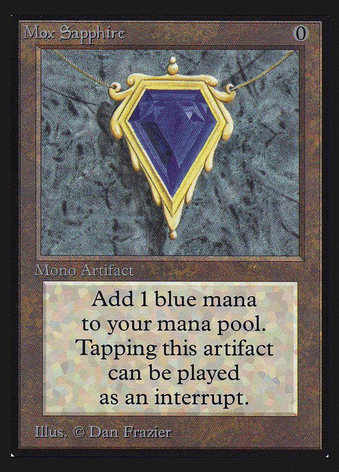 Mox Sapphire [Collectors' Edition] | Jomio and Rueliete's Cards and Comics