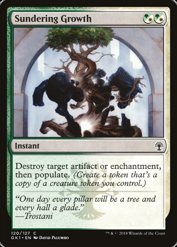 Sundering Growth [Guilds of Ravnica Guild Kit] | Jomio and Rueliete's Cards and Comics