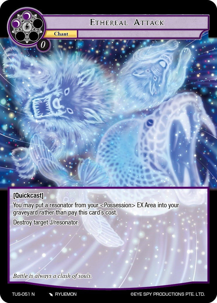 Ethereal Attack (TUS-051 N) [The Underworld of Secrets] | Jomio and Rueliete's Cards and Comics