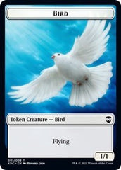 Bird (001) // Soldier Double-Sided Token [Kaldheim Commander Tokens] | Jomio and Rueliete's Cards and Comics