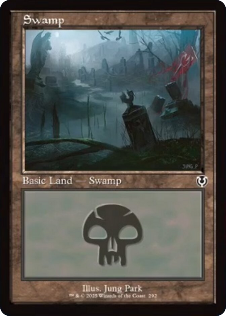 Swamp (292) (Retro Frame) [Innistrad Remastered] | Jomio and Rueliete's Cards and Comics
