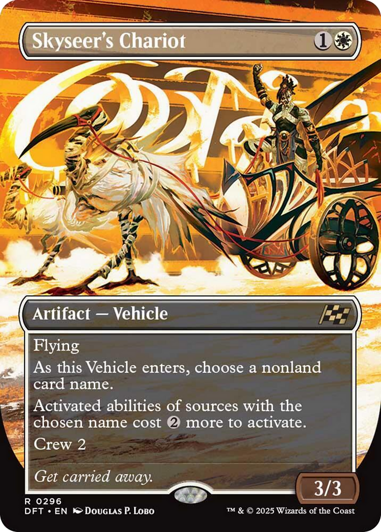 Skyseer's Chariot (Borderless) [Aetherdrift] | Jomio and Rueliete's Cards and Comics