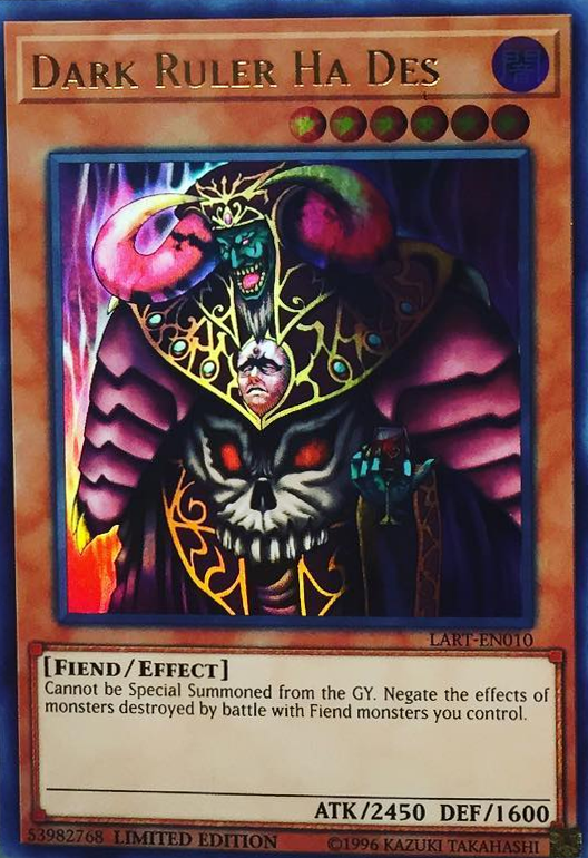 Dark Ruler Ha Des [LART-EN010] Ultra Rare | Jomio and Rueliete's Cards and Comics