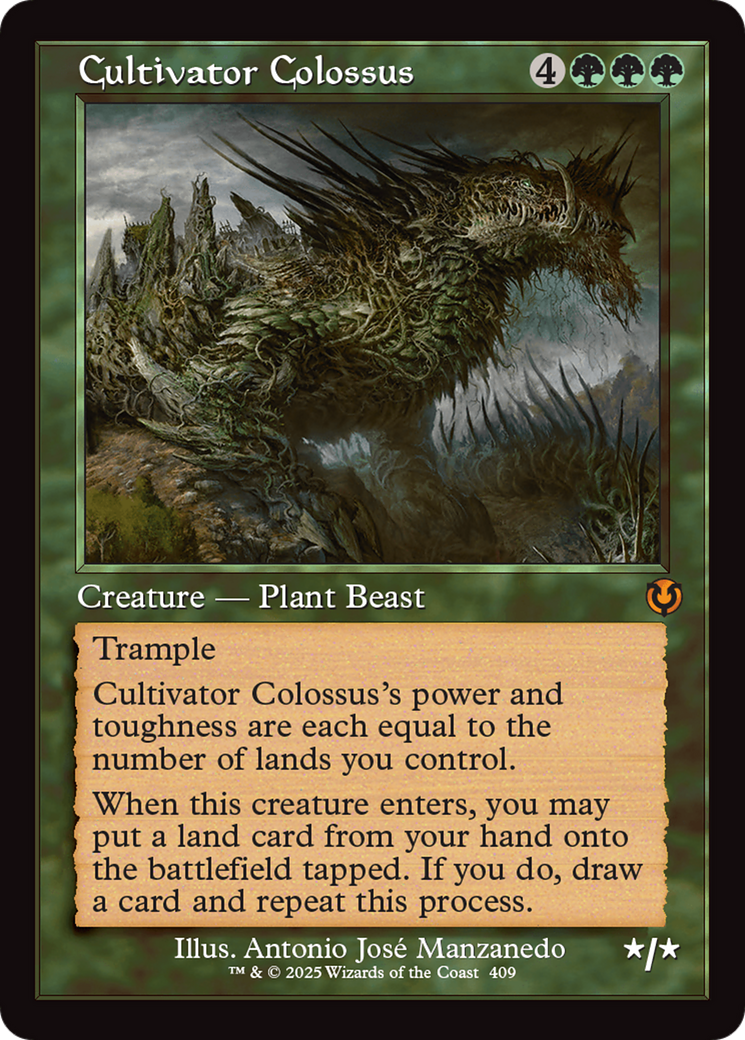 Cultivator Colossus (Retro Frame) [Innistrad Remastered] | Jomio and Rueliete's Cards and Comics