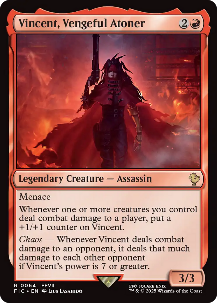 Vincent, Vengeful Atoner [FINAL FANTASY Commander] | Jomio and Rueliete's Cards and Comics
