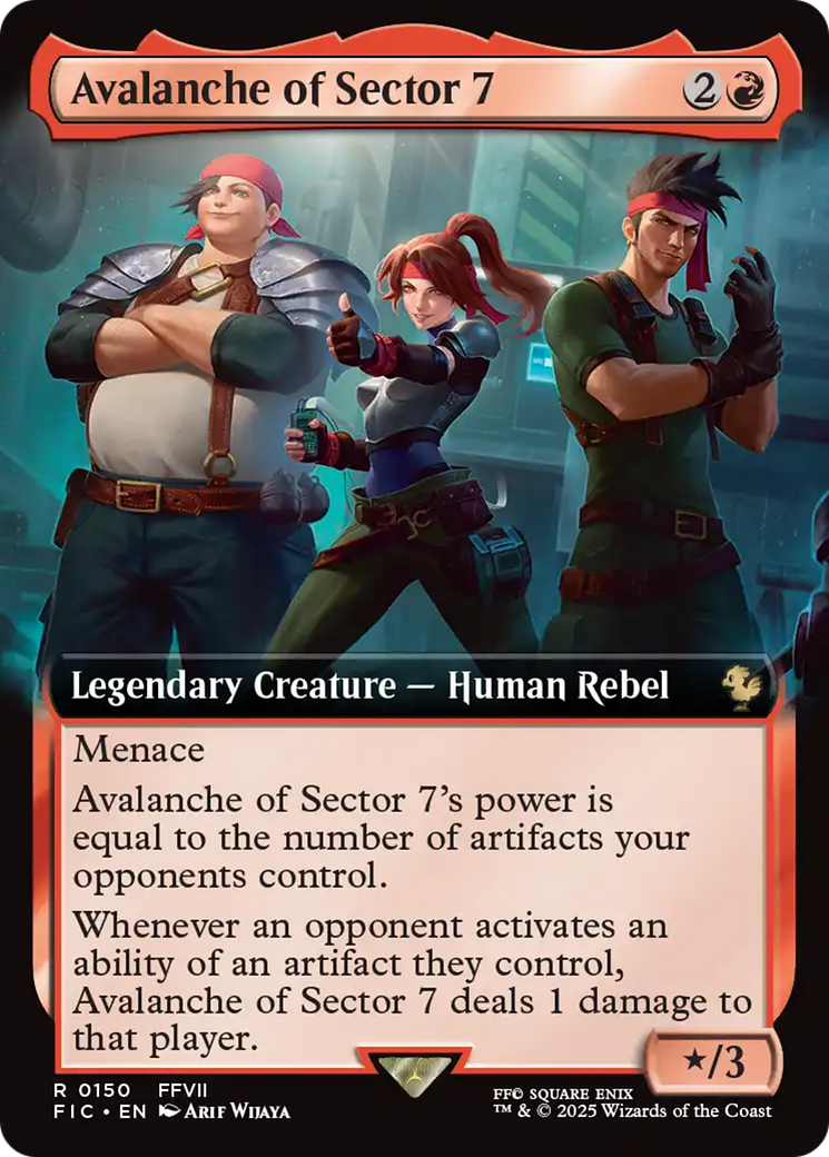 Avalanche of Sector 7 (Extended Art) [FINAL FANTASY Commander] | Jomio and Rueliete's Cards and Comics