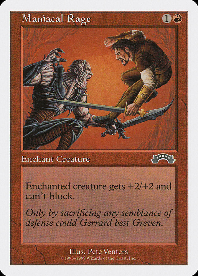 Maniacal Rage [Battle Royale] | Jomio and Rueliete's Cards and Comics