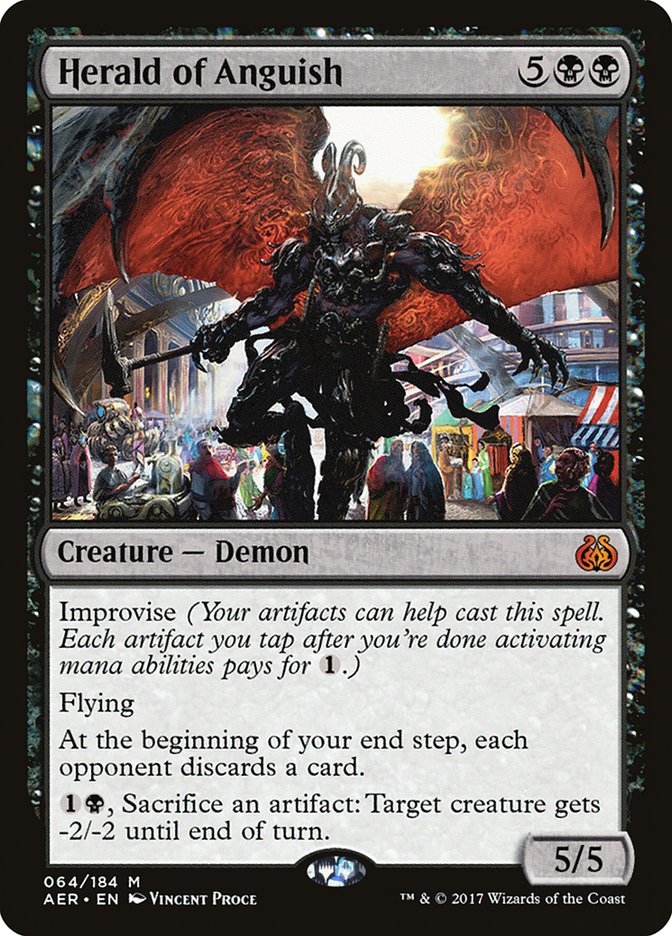 Herald of Anguish [Aether Revolt] | Jomio and Rueliete's Cards and Comics