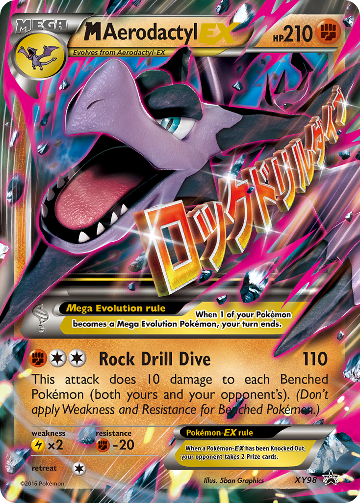 M Aerodactyl EX (XY98) [XY: Black Star Promos] | Jomio and Rueliete's Cards and Comics