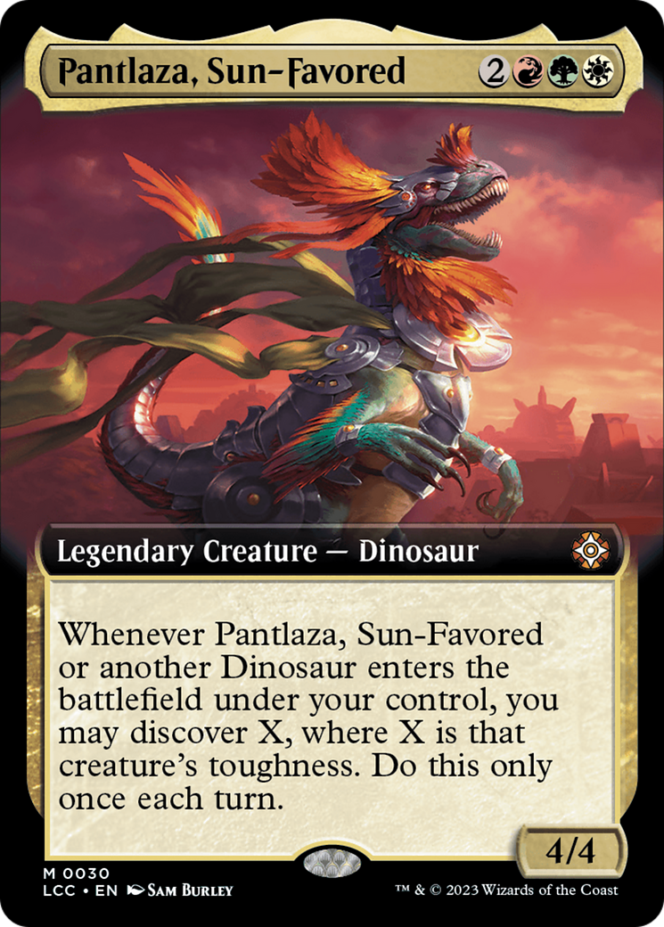 Pantlaza, Sun-Favored (Extended Art) [The Lost Caverns of Ixalan Commander] | Jomio and Rueliete's Cards and Comics