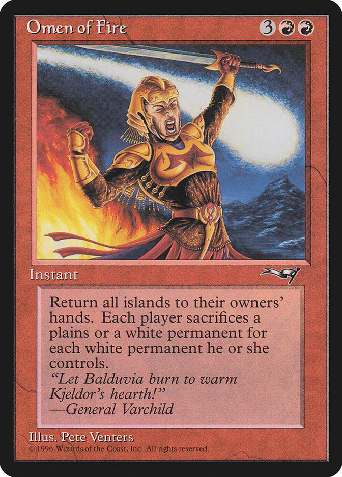 Omen of Fire [Alliances] | Jomio and Rueliete's Cards and Comics
