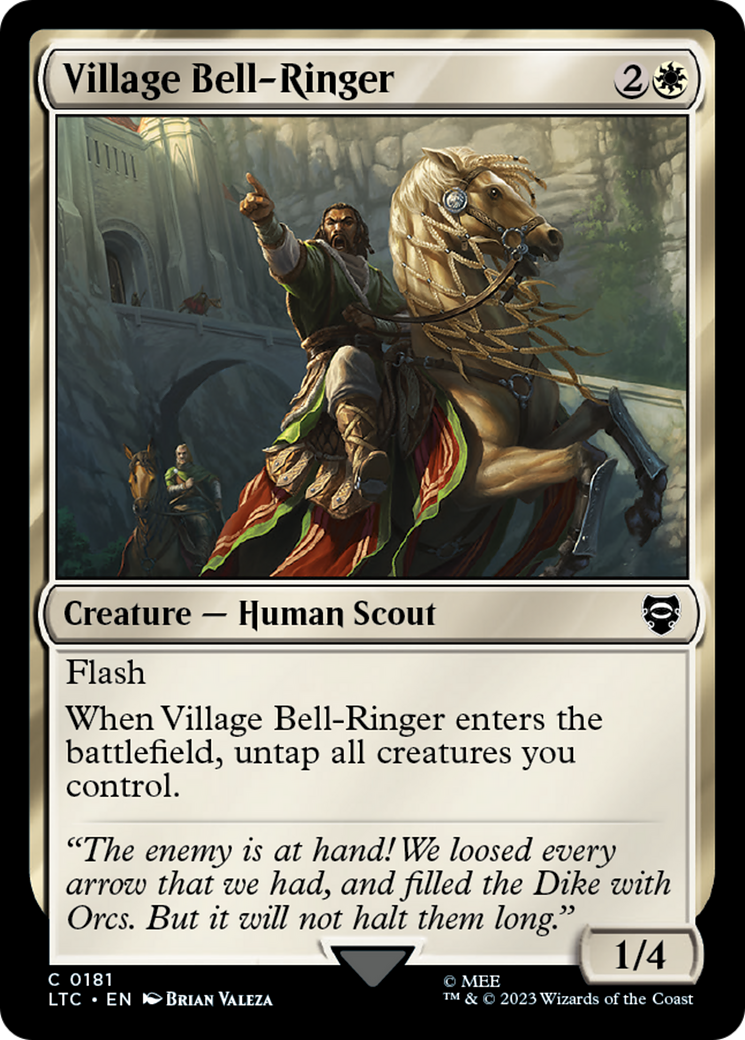 Village Bell-Ringer [The Lord of the Rings: Tales of Middle-Earth Commander] | Jomio and Rueliete's Cards and Comics