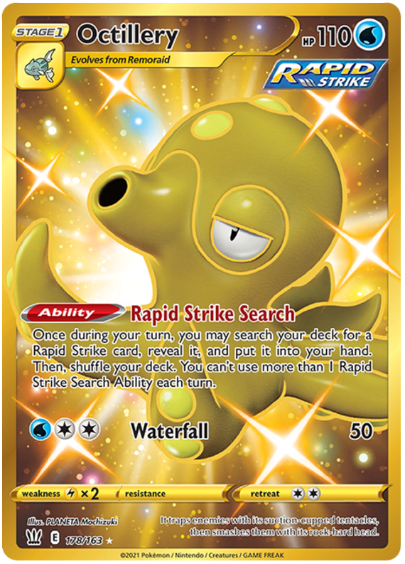 Octillery (178/163) [Sword & Shield: Battle Styles] | Jomio and Rueliete's Cards and Comics