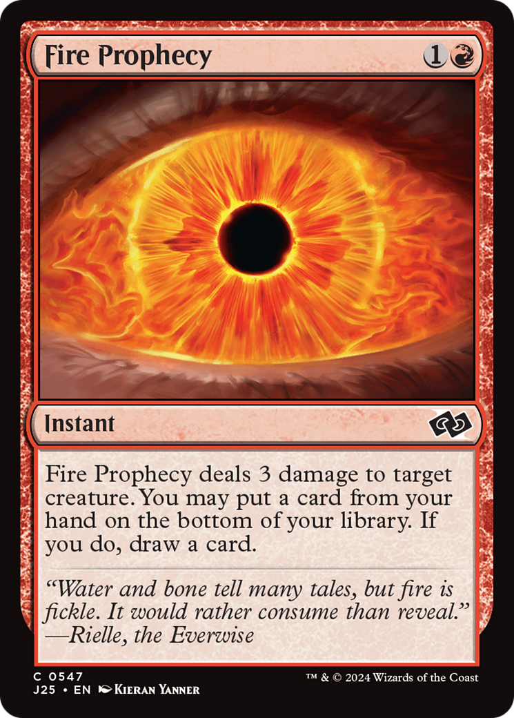 Fire Prophecy [Foundations Jumpstart] | Jomio and Rueliete's Cards and Comics