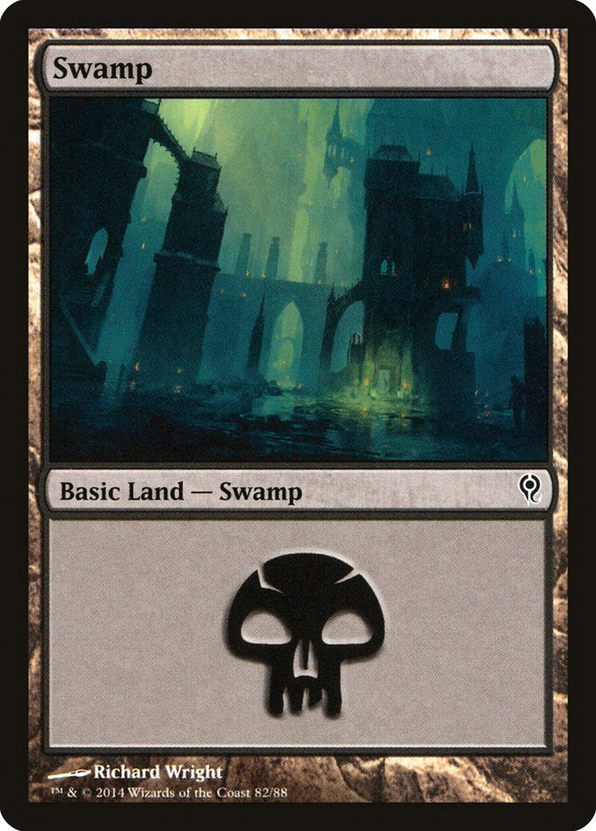 Swamp (82) [Duel Decks: Jace vs. Vraska] | Jomio and Rueliete's Cards and Comics