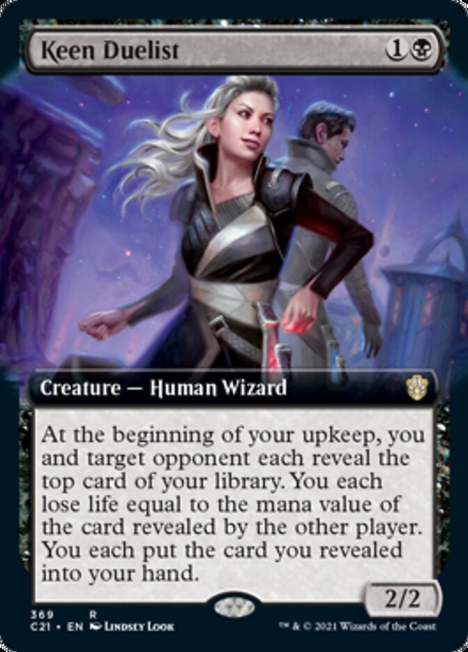 Keen Duelist (Extended Art) [Commander 2021] | Jomio and Rueliete's Cards and Comics
