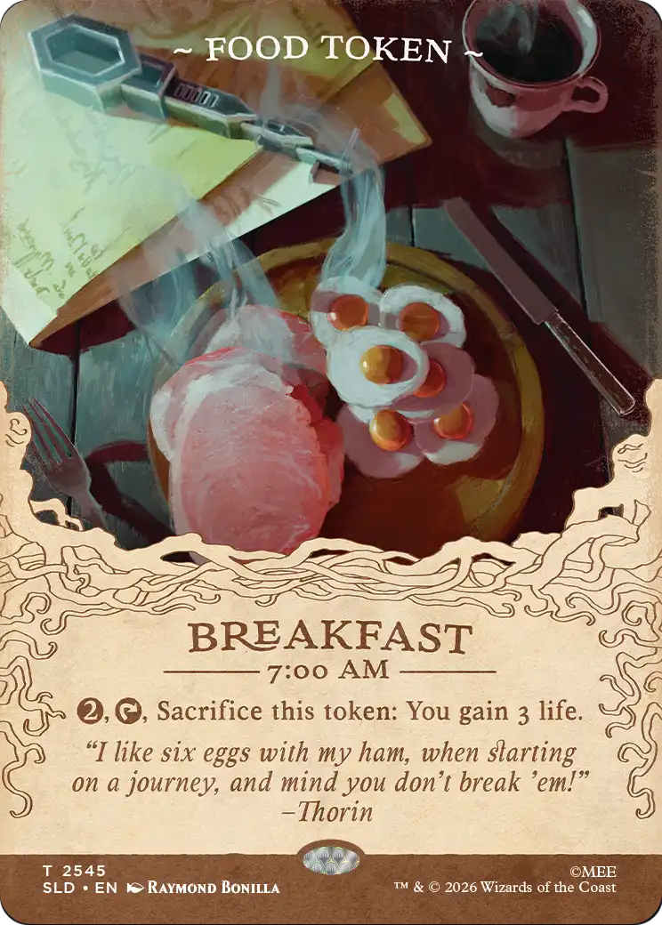 Food Token (2545) [Secret Lair Drop Series] | Jomio and Rueliete's Cards and Comics