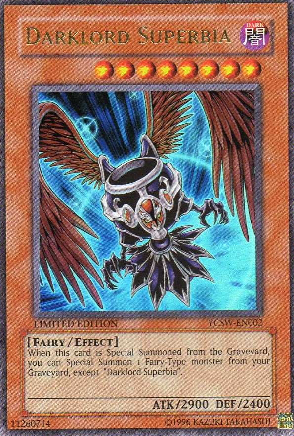 Darklord Superbia [YCSW-EN002] Ultra Rare | Jomio and Rueliete's Cards and Comics
