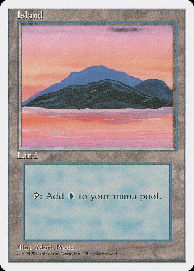 Island (Sunset / Signature on Left) [Fourth Edition] | Jomio and Rueliete's Cards and Comics