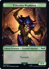 Tyranid (17) // Tyranid Warrior Double-Sided Token [Warhammer 40,000 Tokens] | Jomio and Rueliete's Cards and Comics