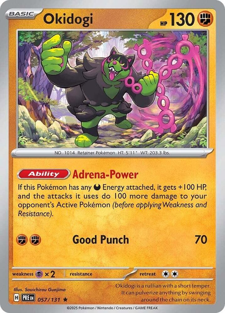Okidogi (057/131) [Scarlet & Violet: Prismatic Evolutions] | Jomio and Rueliete's Cards and Comics