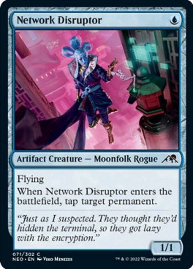 Network Disruptor [Kamigawa: Neon Dynasty] | Jomio and Rueliete's Cards and Comics