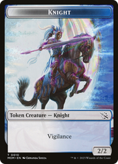 First Mate Ragavan // Knight Double-Sided Token [March of the Machine Tokens] | Jomio and Rueliete's Cards and Comics